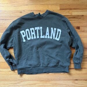 Wild Fable Gray Crewneck Sweater Portland Design